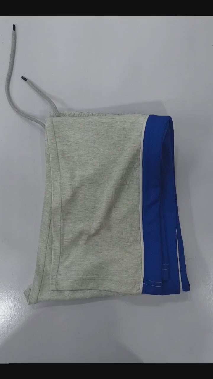Stylish Regular Fit Single Jersey Summer Trouser For Men-Light Grey melange-NST07