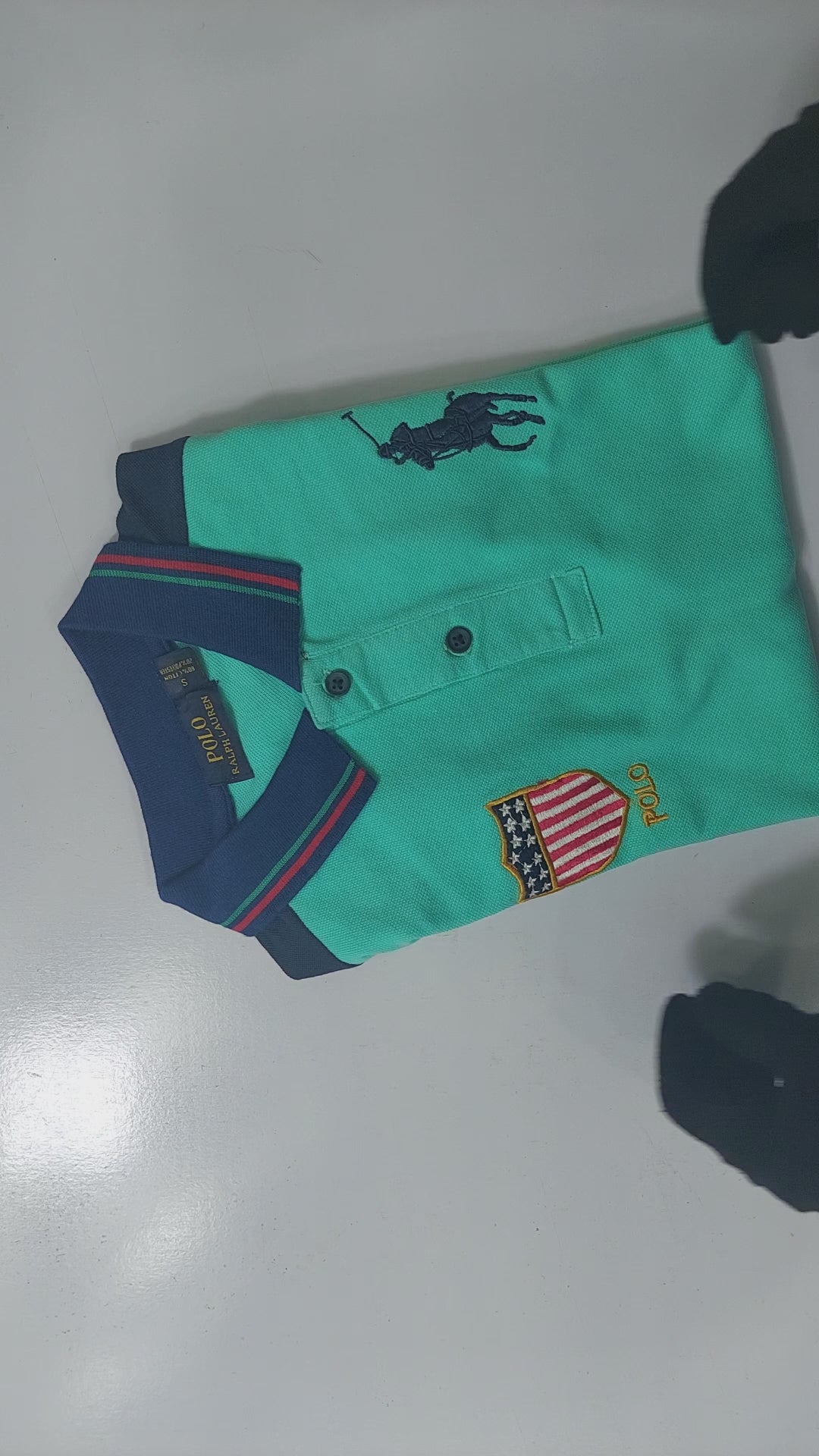 Summer Polo Shirt For Men-Cyan Blue-BE3833