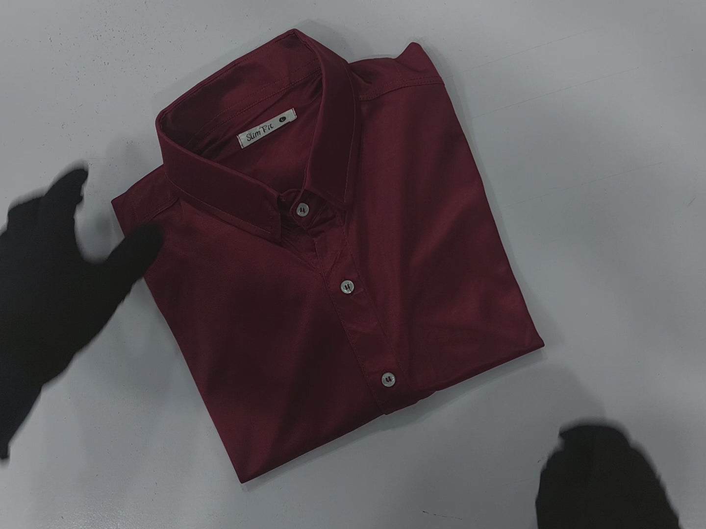 Rawgear 4 Side Lycra Slim Fit Long Sleeve Casual Shirt For Men-Burgundy-RG06