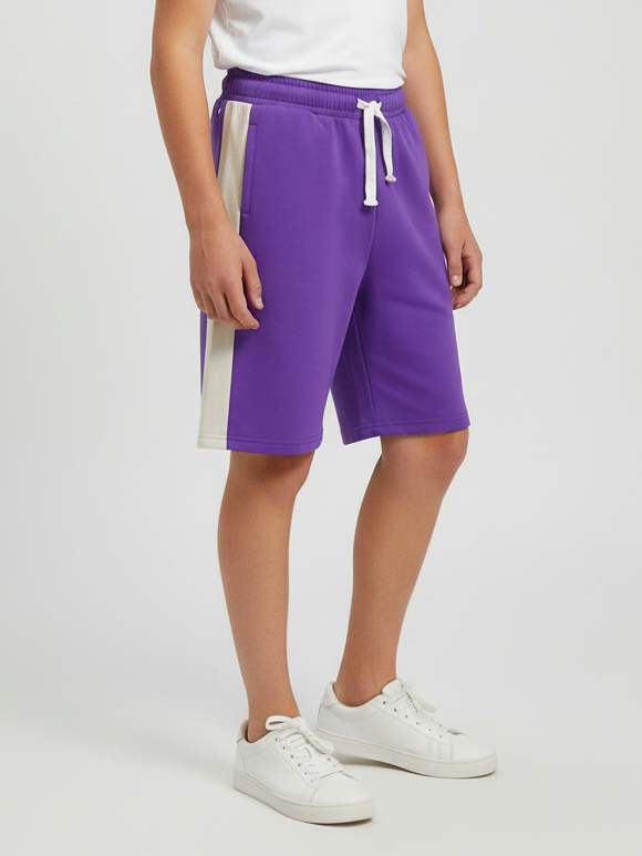 Ads Summer Short For Kids-Purple-NSK36