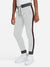 Red Pearl Ribb Slim Fit Jogger Trouser For Kids-Grey With Lining-SP864