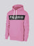 P&B Fleece Pullover Hoodie For Men-Pink With Navy Panel-SP735