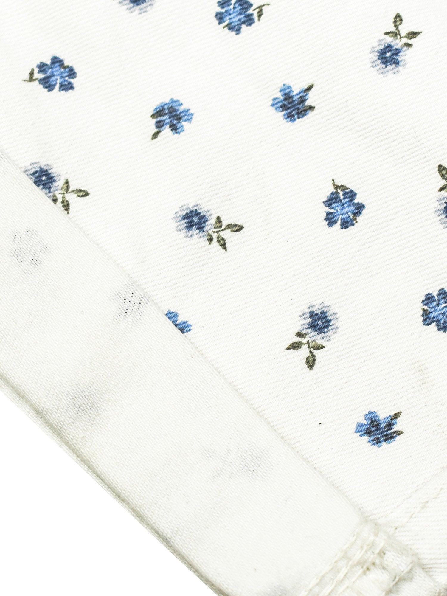 Gap Denim Short For Ladies-White with Allover Floral Print-SP2389