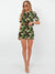 Rising Pop Button Shorts Co-Ord For Ladies-Camouflage-SP3412