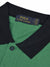 PRL Summer Polo Shirt For Men-Green Melange with Allover Print-SP1452/RT2340