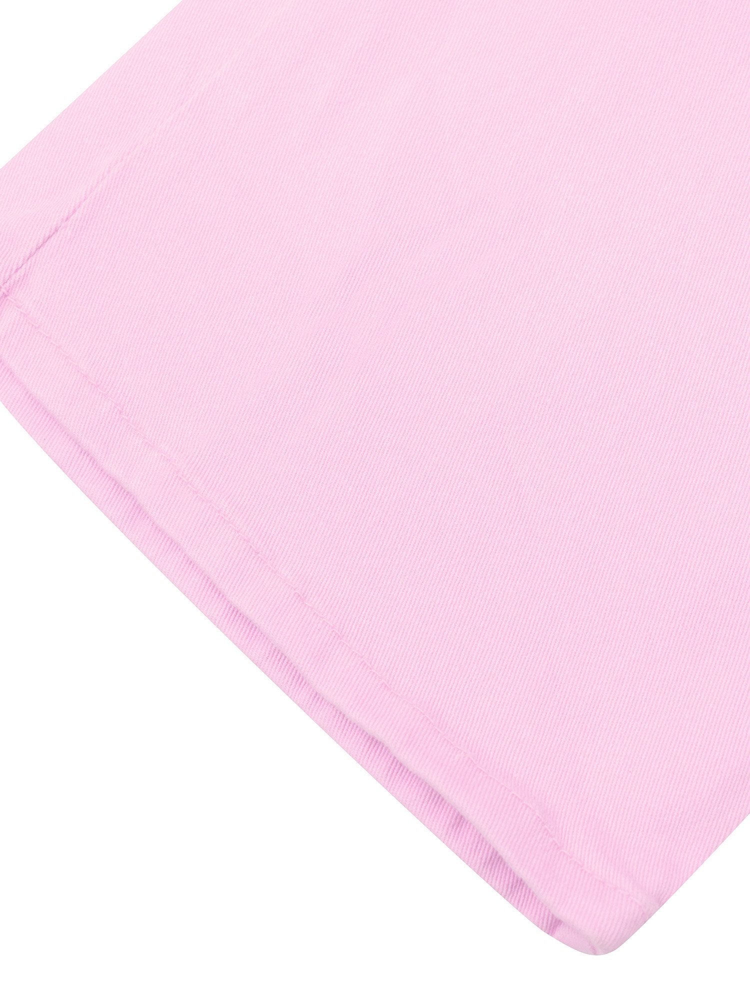 Authentic Slouchy Fit Cotton Denim For Ladies-Light Pink-CSD06