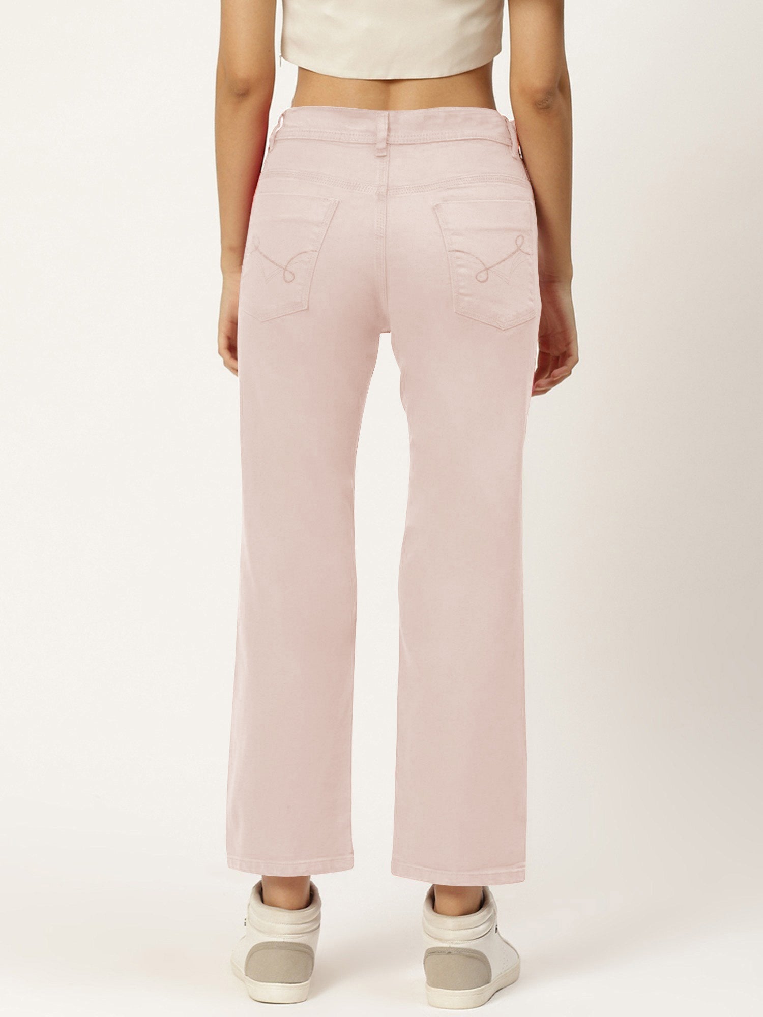 JL Studio Regular Fit Denim For Ladies-Baby Pink-SP2455/RT2521