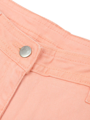 JL Studio Regular Fit Denim For Ladies-Coral Orange-SP2452/RT2519