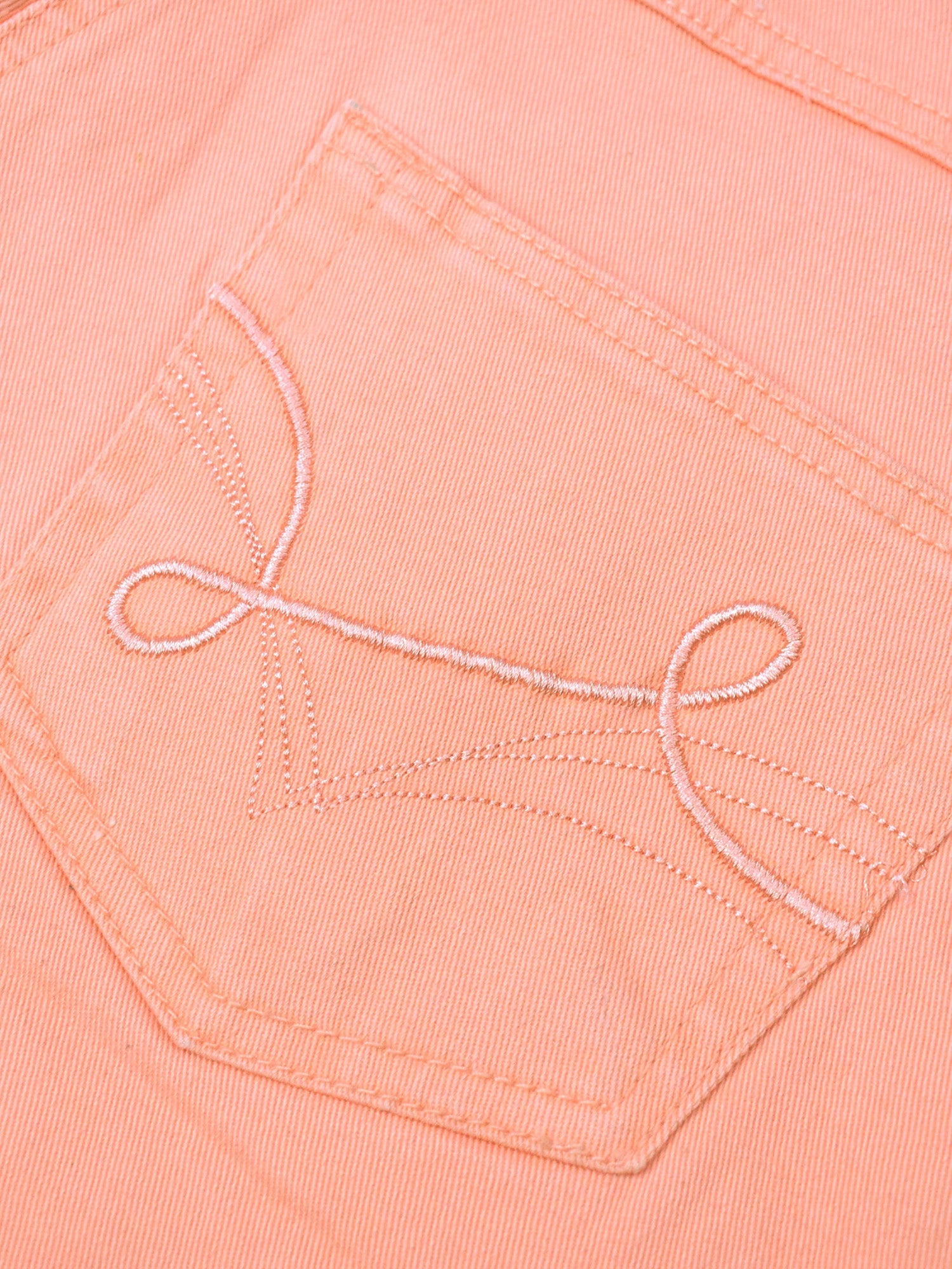 JL Studio Regular Fit Denim For Ladies-Coral Orange-SP2452/RT2519
