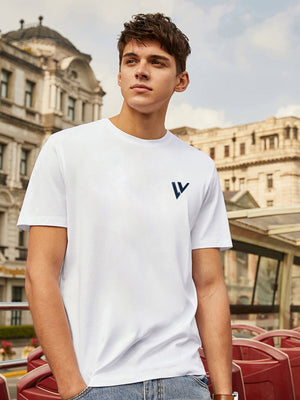 Louis Vicaci Summer T Shirt For Men-White-BR616