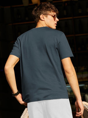 Louis Vicaci Summer T Shirt For Men-Dark Slate Green-BR617