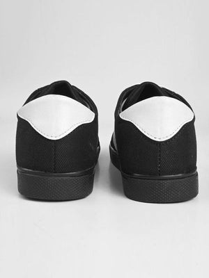 Men Preprignan Stylish Design Sneaker Shoes-Black-BR192