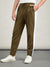 Louis Vicaci Summer Active Wear Trouser Pant For Men-Dark Golden with Stripe-BR652