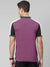 PRL Stylish Pique Summer Polo For Men-Purple With White & Black-RT719