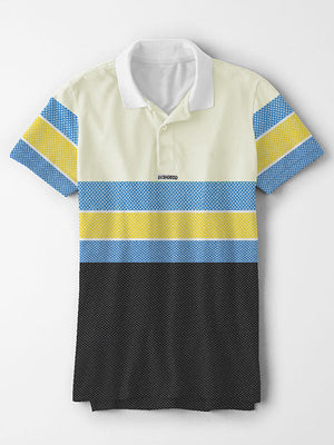 DCS P.Q Half Sleeve Polo For Men-Striped-RT806