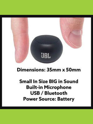 JBL M3 Mini Portable Bluetooth Speaker-BE1934/BR14085