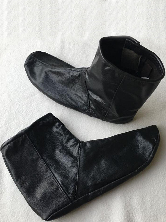 Leather Socks Mozay-Black-RT1210