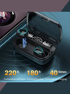 TWS M10 Earbuds Bluetooth 5.1 Earphones 3500mAh Charging Box Wireless Stereo Headphones Sports Waterproof Earbuds Headsets With Microphone-BR584