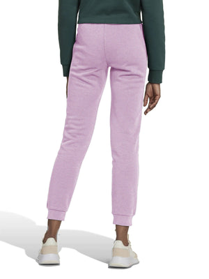 NK Fleece Slim Fit Jogger Trouser For Ladies-Light Purple Melange-RT1270