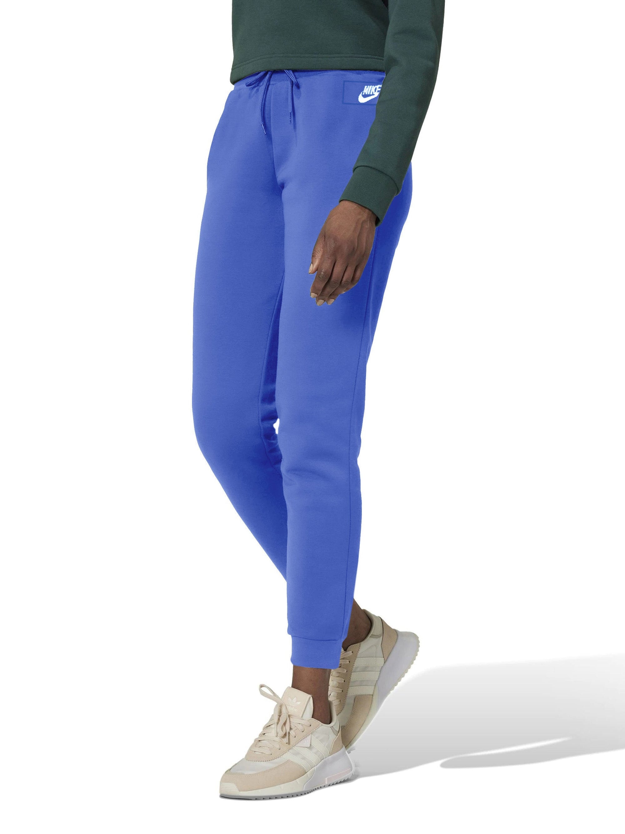 NK Fleece Jogger Trouser For Ladies-Blue-RT1243