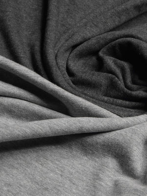 Celebrate Tee Shirt For Men-Grey Melange & Charcoal Melange Panel-BE966/BR13213