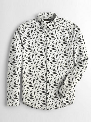 Oxen Nexoluce Premium Slim Fit Casual Shirt For Men-Allover Print-RT742