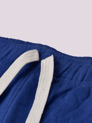 Louis Vicaci Fleece Zipper Tracksuit For Men-Royal Blue-RT1349
