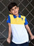 USPA Half Sleeve P.Q Polo Shirt For Kids-White & Yellow-RT1959