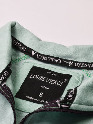 Louis Vicaci Fleece Zipper Tracksuit For Men-Light Sea Green-SP270/RT1379