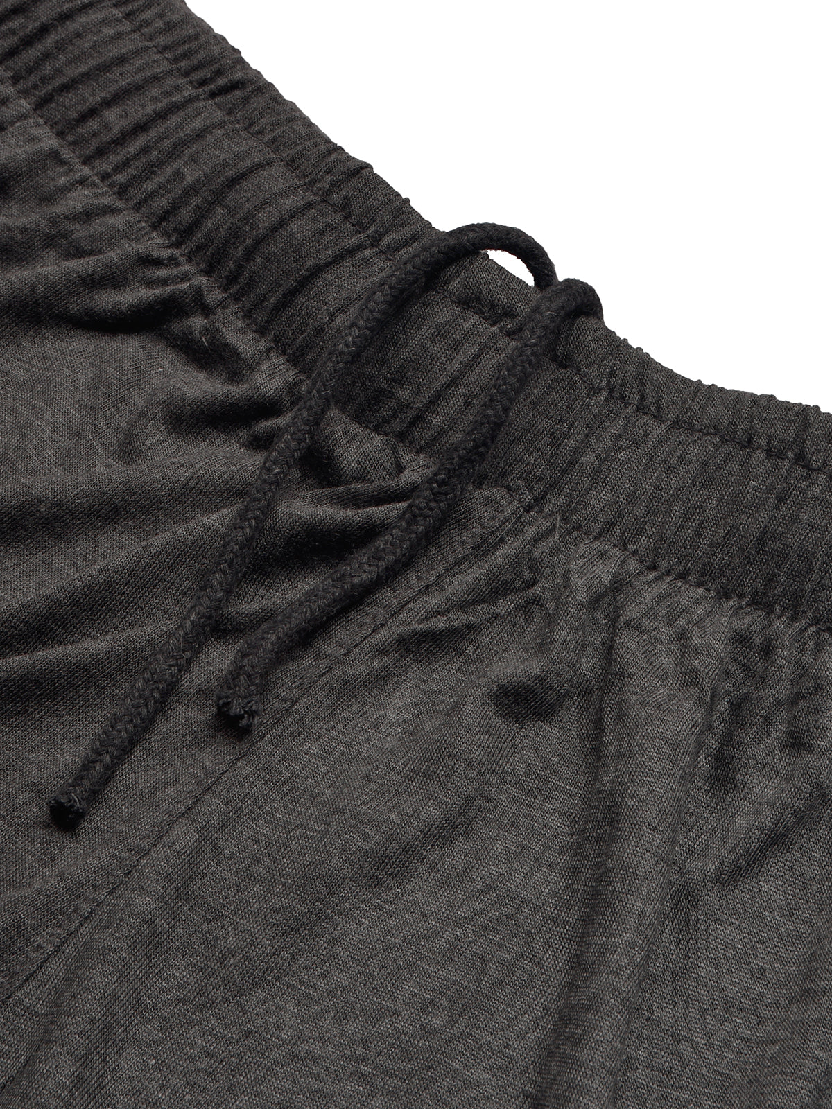 Summer Fashion T-Shirt & Lounge Short Suit For Men-Skin with Charcoal Melange-BR780