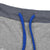 Next Slim Fit Jogger Trouser For Kids-Grey Melange with Dark Maroon & Dark Navy  Panels-SP2631