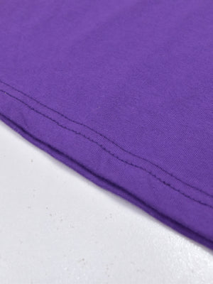 Batman Style Single Jersey Crew Neck Tee Shirt For Kids-Purple-RT231
