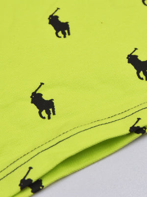 Summer Polo Shirt For Men-Lime-RT44-3