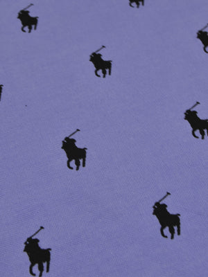 Summer Polo Shirt For Men-Light Purple-RT47