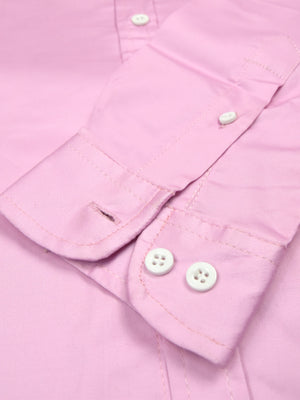 Oxen Nexoluce Premium Slim Fit Stretchable Casual Shirt For Men-Pink-SP6489