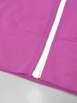 NK Fleece Zipper Hoodie For Men-Magenta-SP6224/SP52