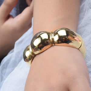 Ladies Full Stylish Mattel Hand Bracelets-Golden-SP2543