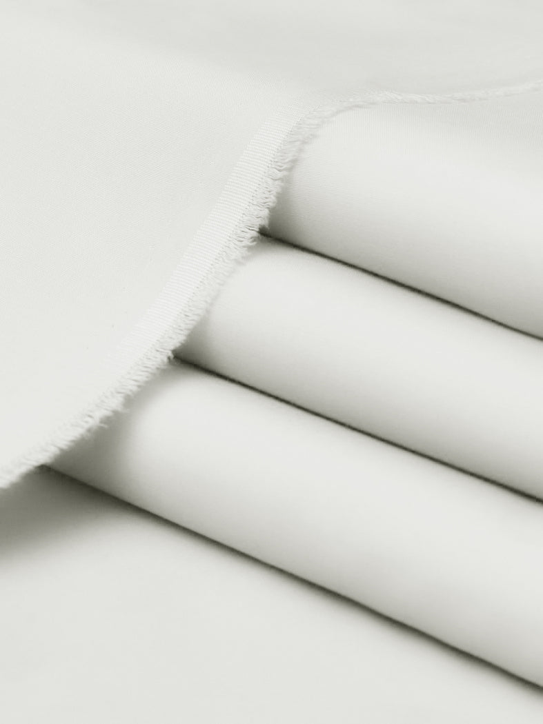 Soft & Plain Korean Toyobo Wash & Wear Unstitched Fabric-Off White-RT1200