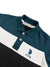 USPA Half Sleeve P.Q Polo Shirt For Kids-Black & Zinc-RT1930