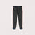 Red Pearl Slim Fit Fleece Jogger Trouser For Kids-Charcoal Melange With White & Pink Stripe-NA12597