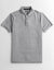 Azur Single Jersey Polo Shirt For Men-Grey Melange-BR13163