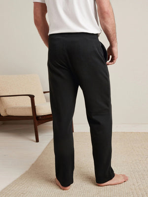 NK Terry Fleece Regular Fit Trouser For Men-Black-RT1680