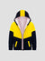 Mango Stylish Inner Fur Zipper Hoodie For Kids-Dark Navy With Yellow-RT406