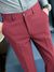 Louis Vicaci Super Stretchy Slim Fit Lycra Pent For Men-Dark Pink-BR457