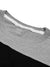 ST Patricks Crew Neck Tee Shirt For Men-Grey Melange with Black & Blue Panel-BE967/BR13214
