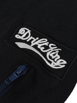 Drift King Regular Fit Heavy Fleece Trouser For Men-Black-BE303/BR1103