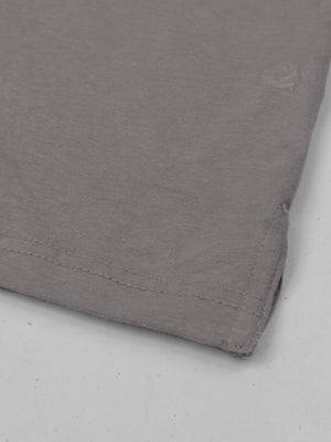 Louis Vicaci Long Sleeve Polo For Men-Grey & Dark Navy-BE62/BR886