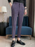 Louis Vicaci Super Stretchy Slim Fit Lycra Pent For Men-Purple-BR458