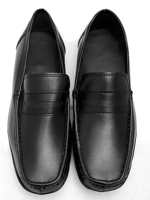 Formal Shoes with Stripe for Men-Black-SP5522