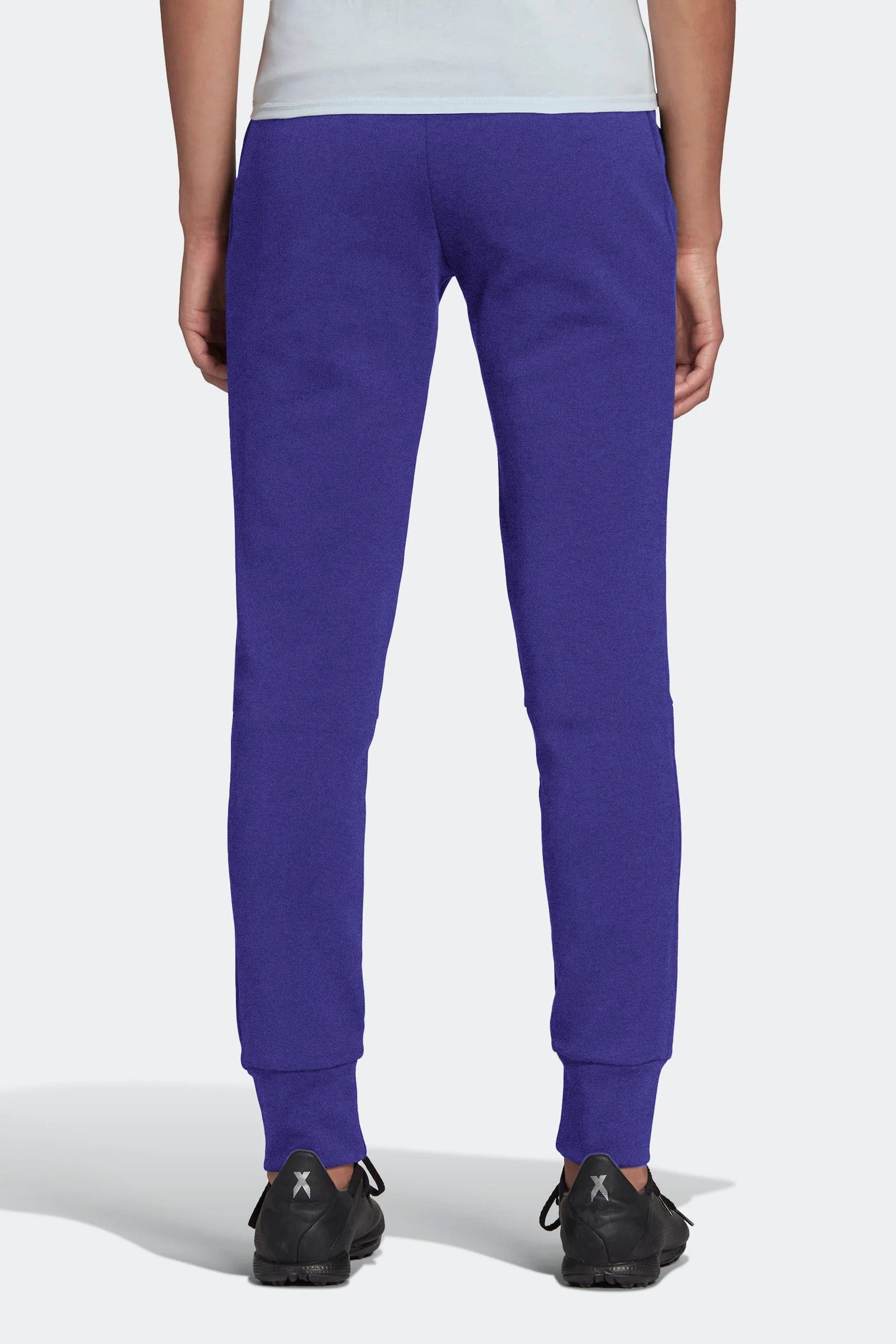 NK Fleece Jogger Trouser For Ladies-Blue Melange-RT1242